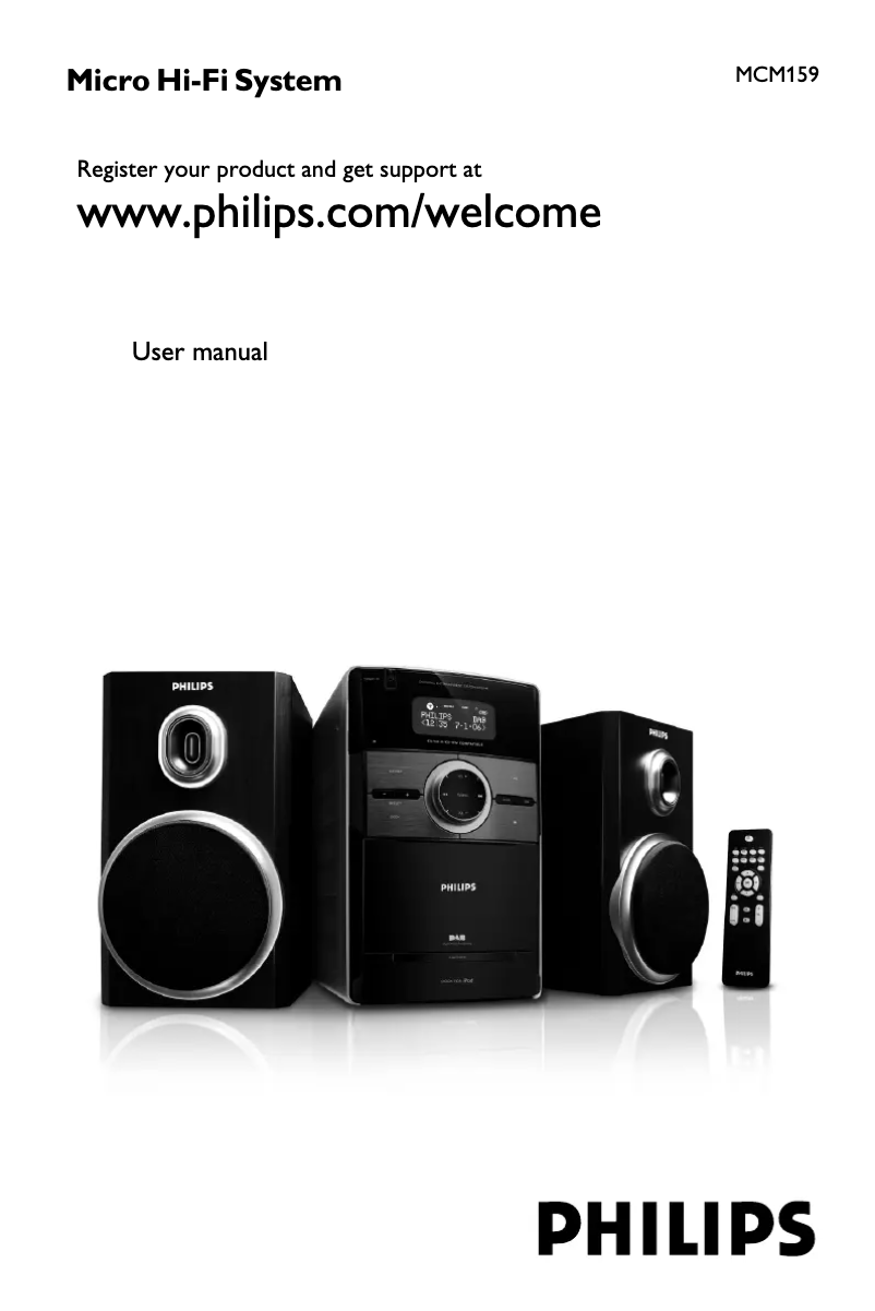 Image de la première page du manuel de l'appareil MCM159