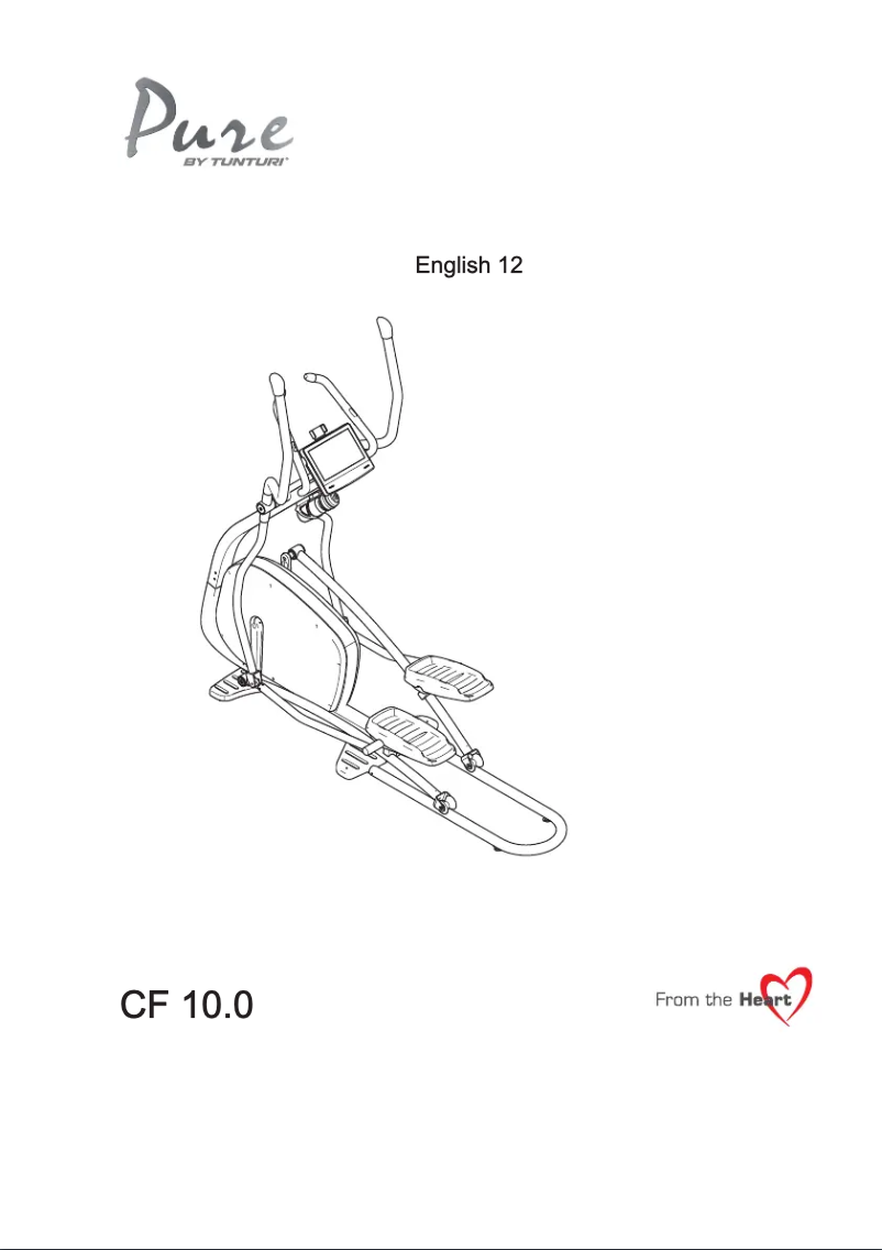 Página 1 del manual Manual de usuario Tunturi Pure CF 10.0