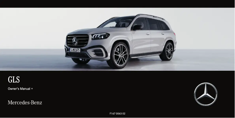 Page 1 de la notice Manuel utilisateur Mercedes-Benz GLS (2023)