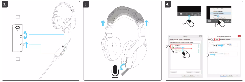 Page 1 de la notice Manuel utilisateur Trust Creon GXT 345