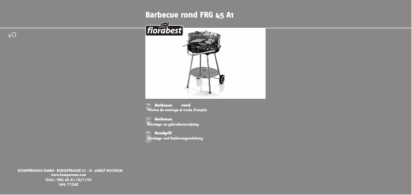 Image de la première page du manuel de l'appareil FRG 45 A1