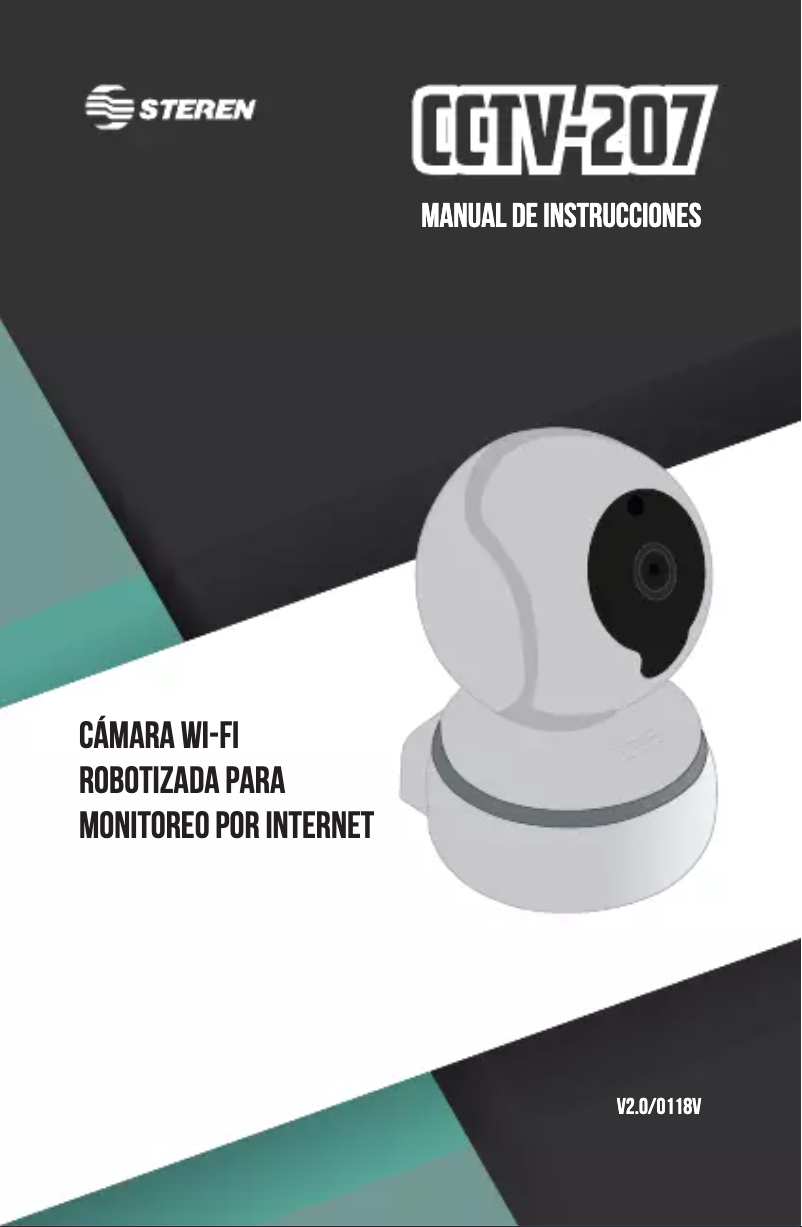 Image de la première page du manuel de l'appareil CCTV-207