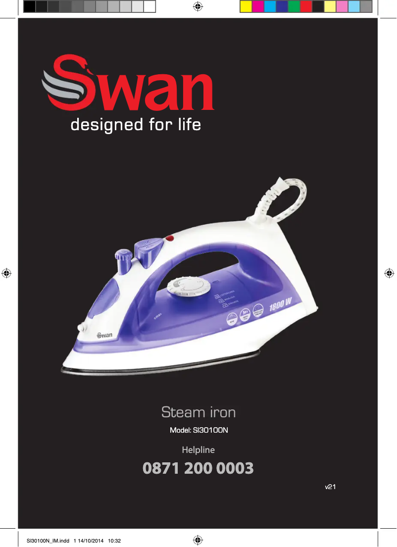 Page n°1 - Manuel utilisateur Swan SI30100N