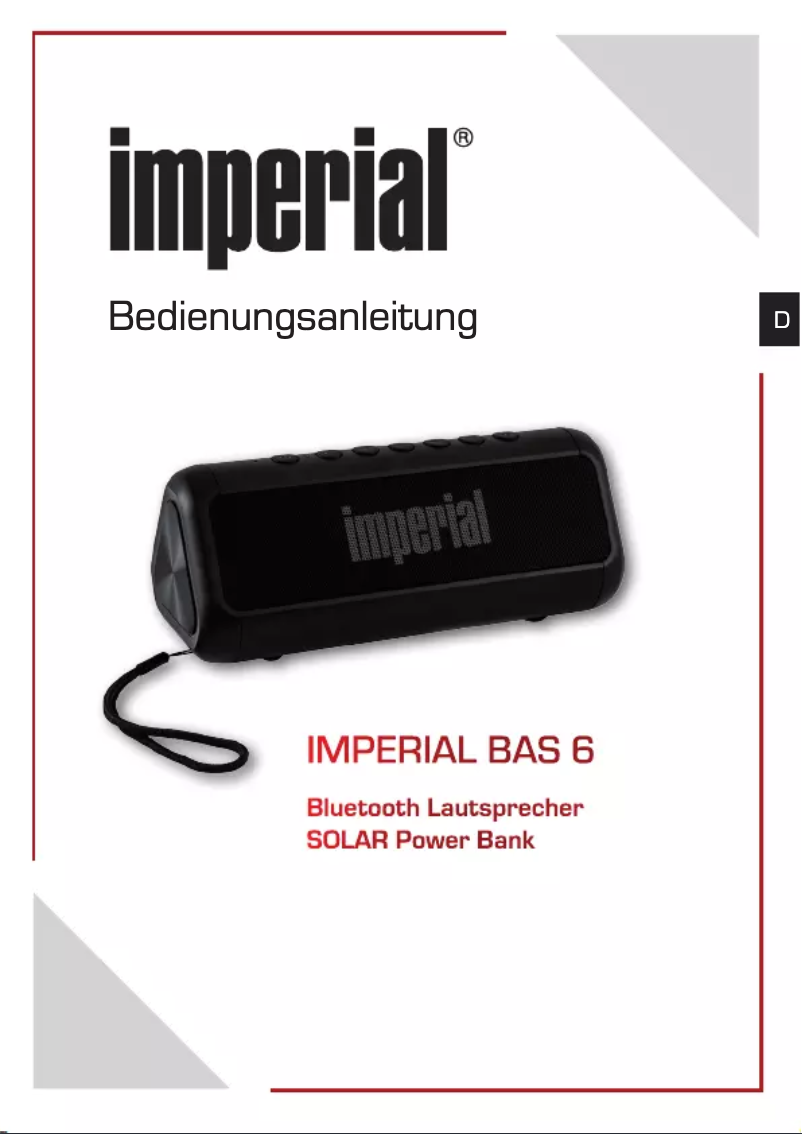 Image de la première page du manuel de l'appareil BAS 6