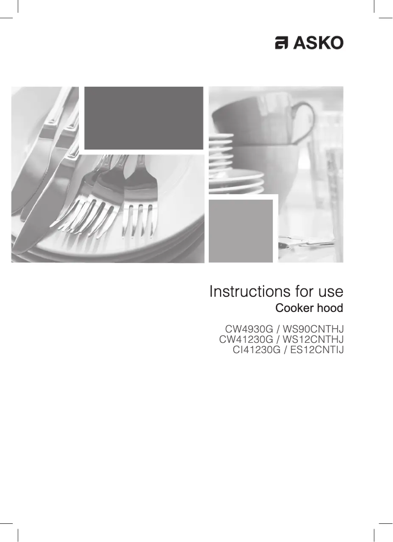 Page n°1 - Manuel utilisateur Asko CW4930G