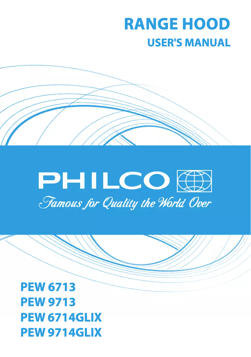 Page 1 de la notice Manuel utilisateur Philco PEW 6713