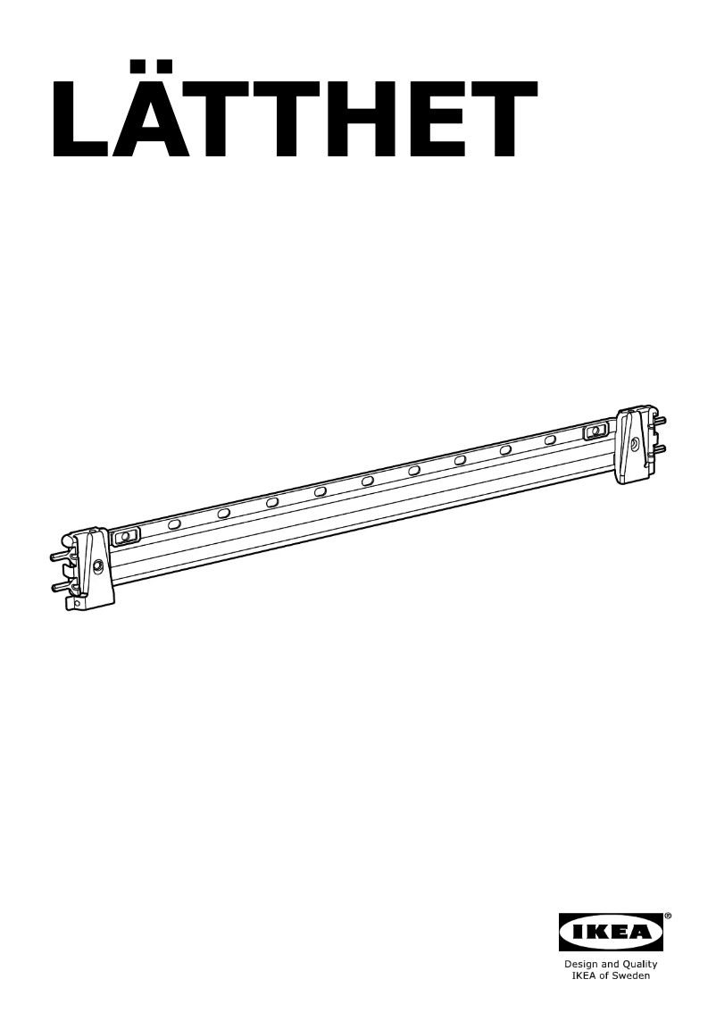 Image de la première page du manuel de l'appareil LÄTTHET