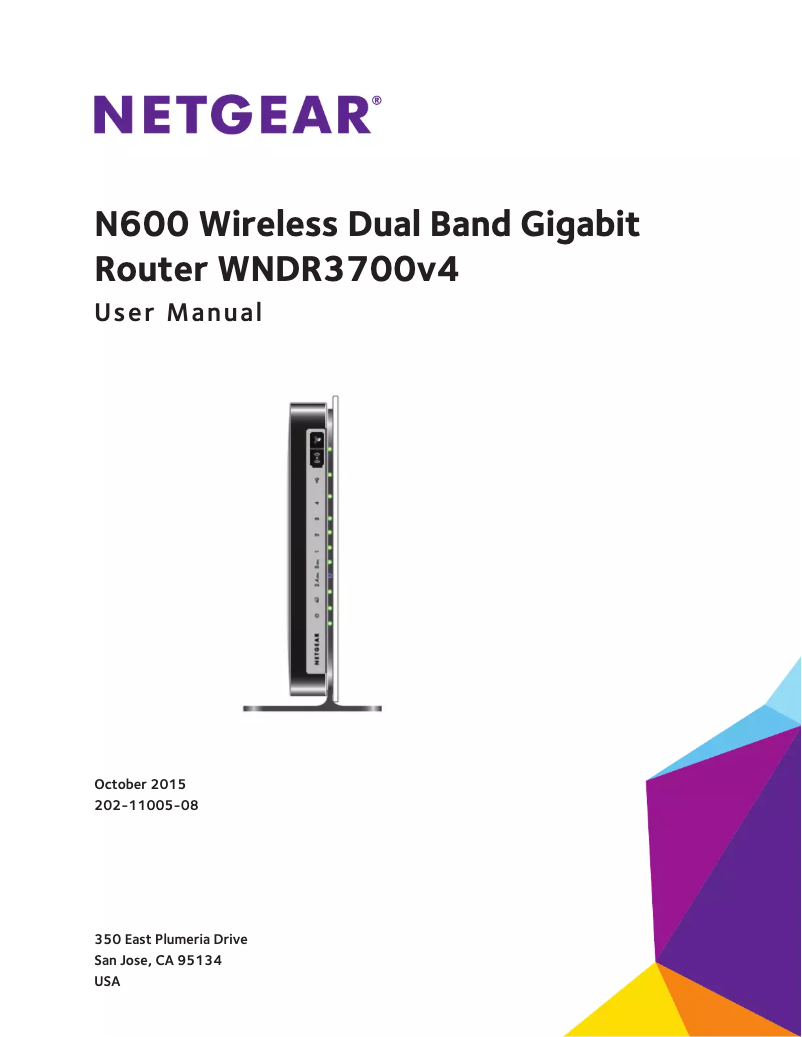 Page 1 de la notice Manuel utilisateur Netgear WNDR3700v4