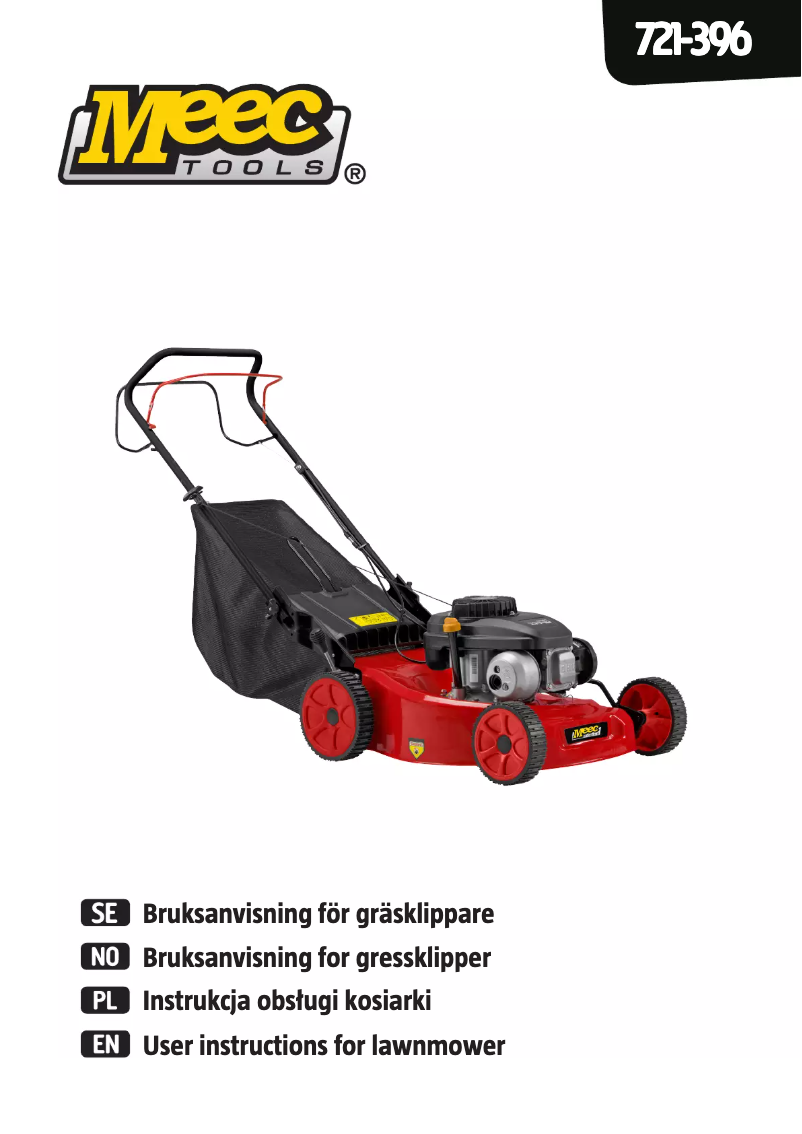 Page 1 de la notice Manuel utilisateur Meec Tools 721-396