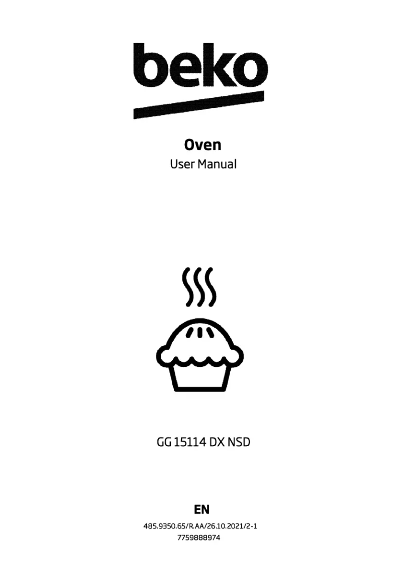 Page 1 de la notice Manuel utilisateur Beko GG 15114 DX NSD