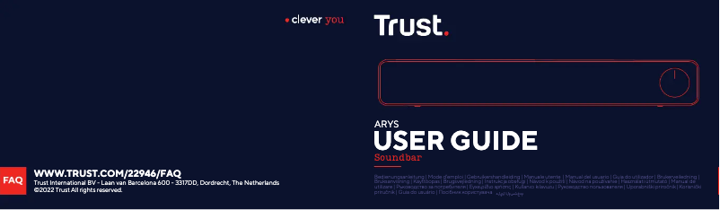 Página 1 del manual Manual de usuario Trust Arys 22946