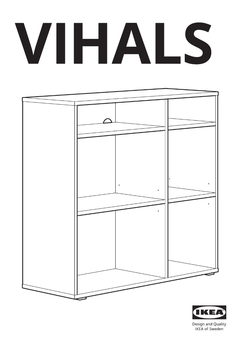 Página 1 del manual Manual de usuario Ikea VIHALS 504.832.89