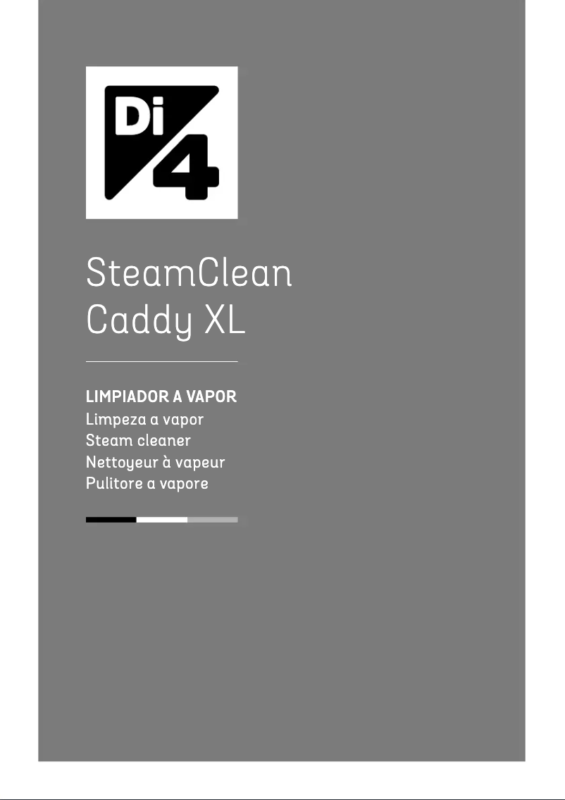 Page 1 de la notice Manuel utilisateur Di4 SteamClean Caddy XL