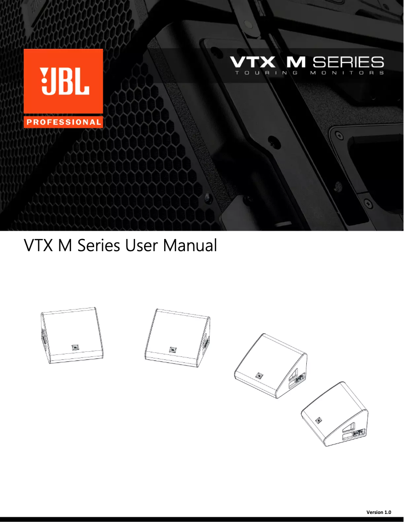 Page 1 de la notice Manuel utilisateur JBL VTX M22