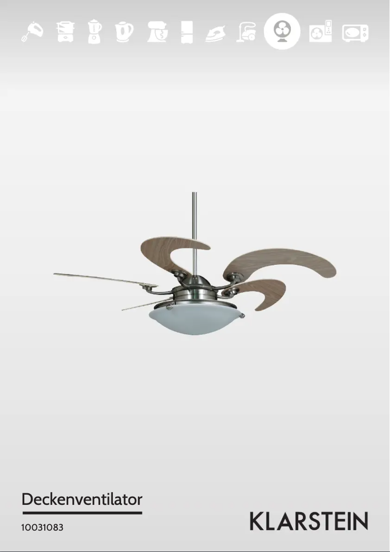 Page 1 de la notice Manuel utilisateur Klarstein 10031083