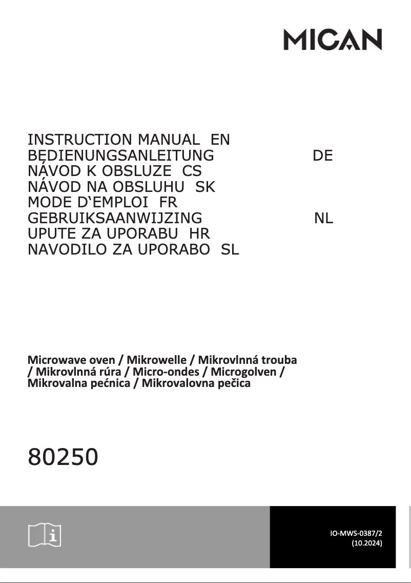 Image de la première page du manuel de l'appareil 80250