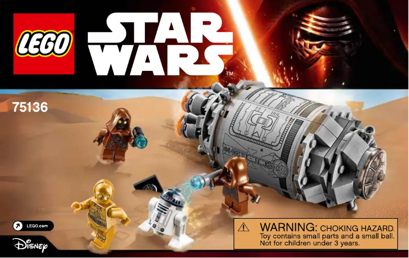 Page 1 de la notice Manuel utilisateur Lego Star Wars 75136