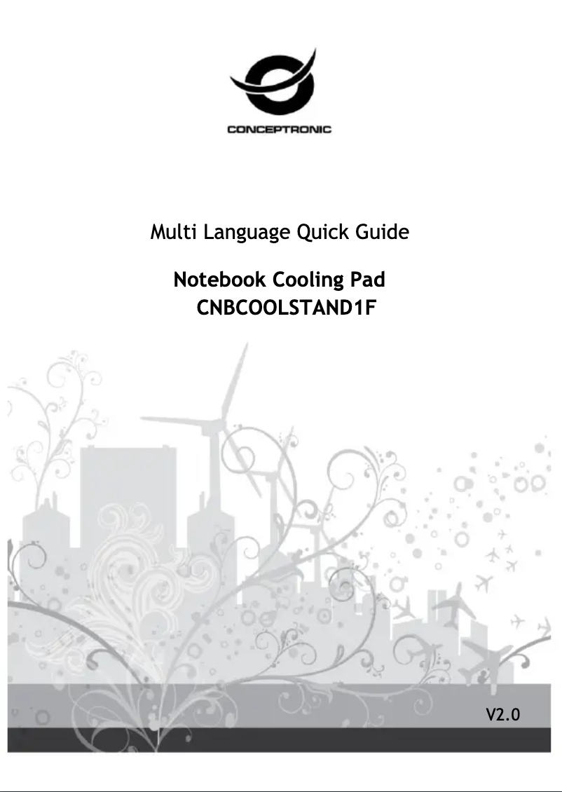 Page 1 de la notice Manuel utilisateur Conceptronic CNBCOOLSTAND1F