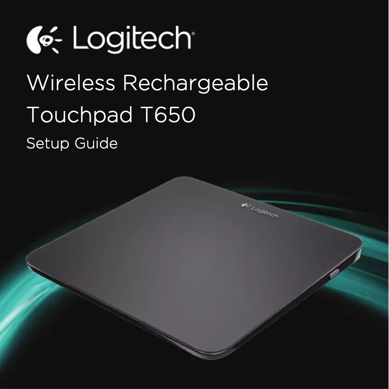 Page n°1 - Manuel utilisateur Logitech Touchpad T650