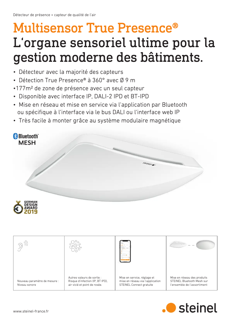 Page n°1 - Brochure Steinel Multisensor True Presence IP
