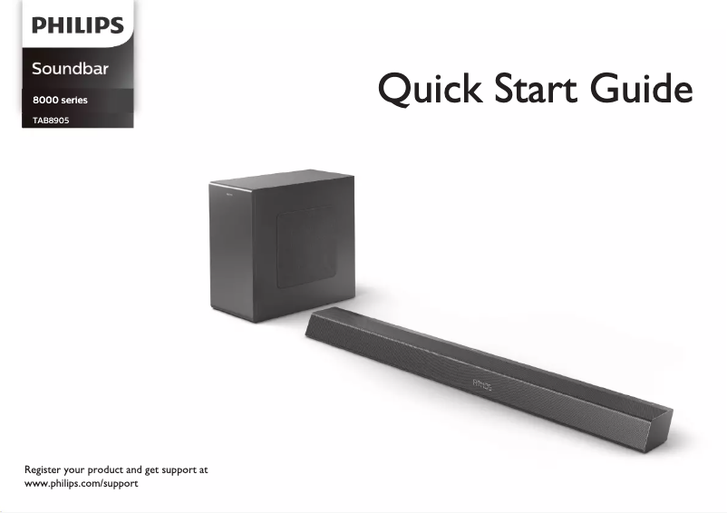 Image de la première page du manuel de l'appareil TAB8905