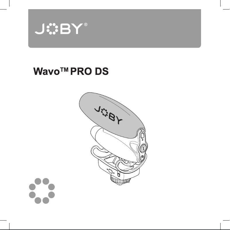 Page 1 de la notice Manuel utilisateur Joby Wavo PRO DS