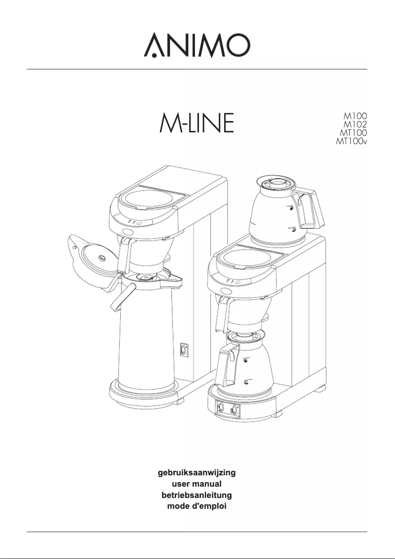 Page 1 de la notice Manuel utilisateur Animo M102