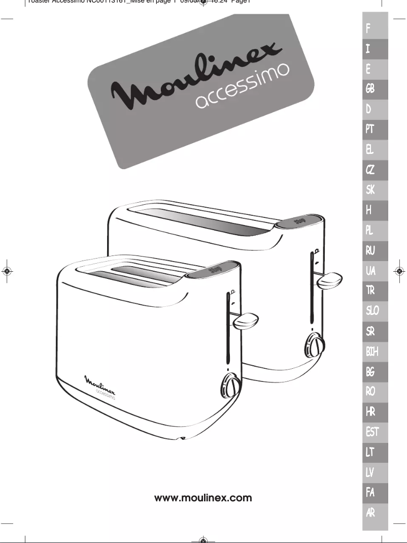 Page n°1 - Manuel utilisateur Moulinex Accessimo LS1000