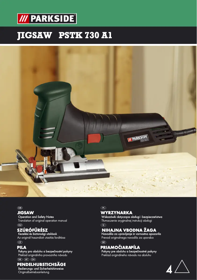 Page n°1 - Manuel utilisateur Parkside PSTK 730 A1