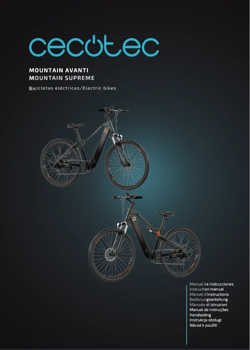 Page 1 de la notice Manuel utilisateur Cecotec Mountain Supreme