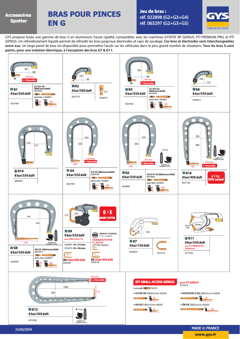 Página 1 del manual Manual de usuario GYS G11