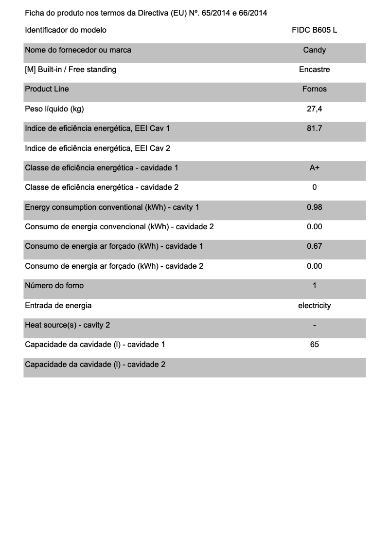 Image de la première page du manuel de l'appareil FIDC B605 L