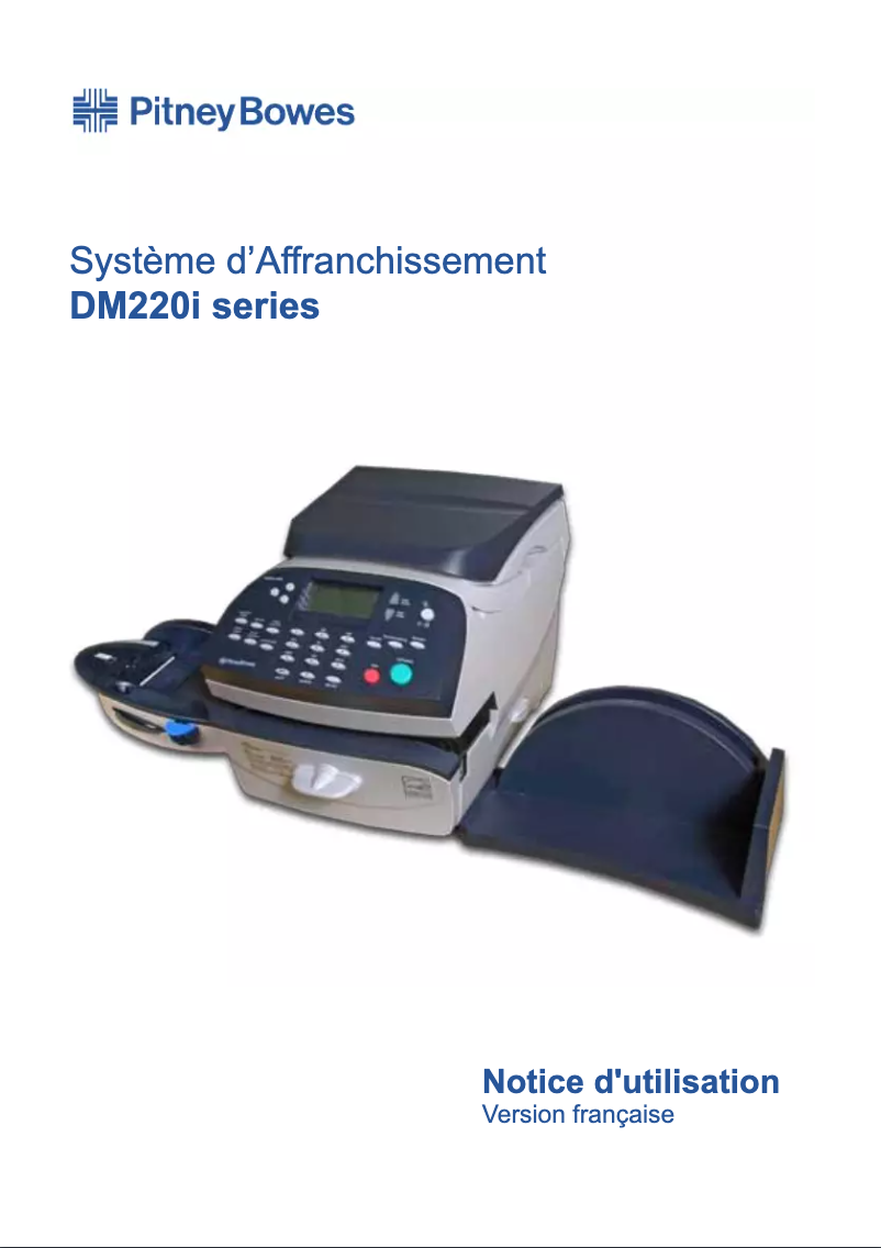 Page n°1 - Manuel utilisateur Pitney Bowes DM220i