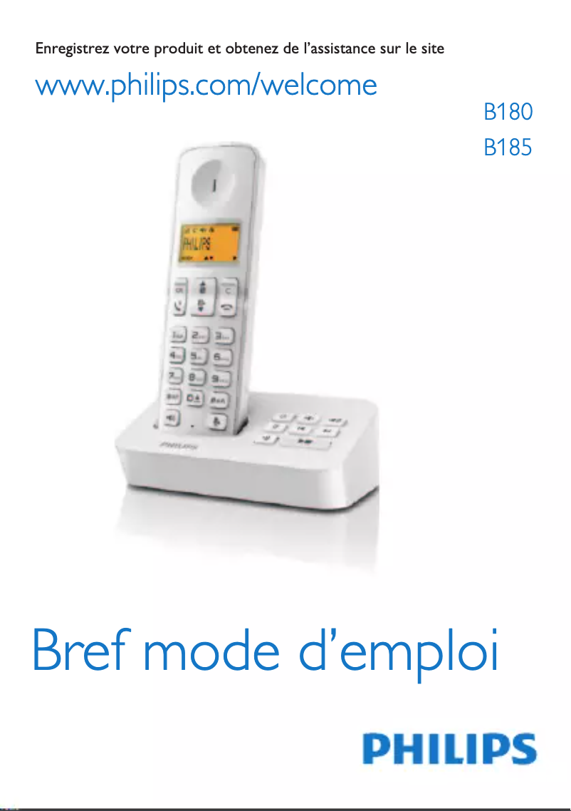 Página 1 del manual Manual de usuario Philips B1851W