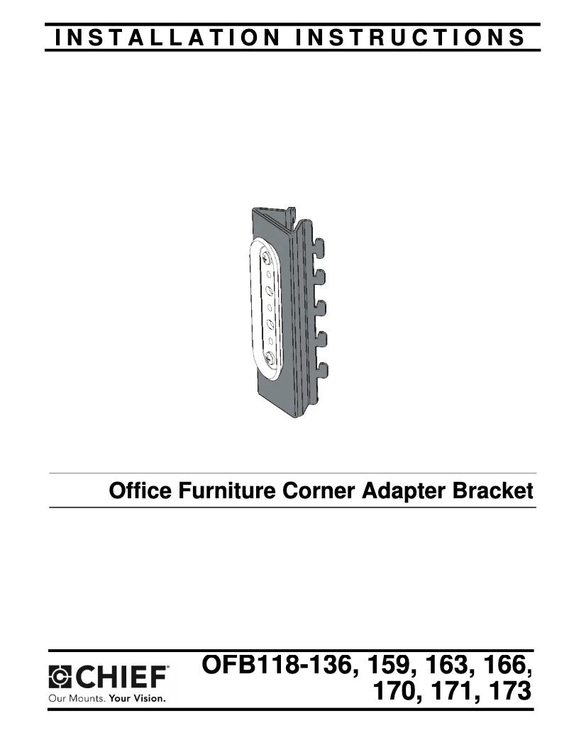 Page n°1 - Manuel utilisateur Chief OFB131