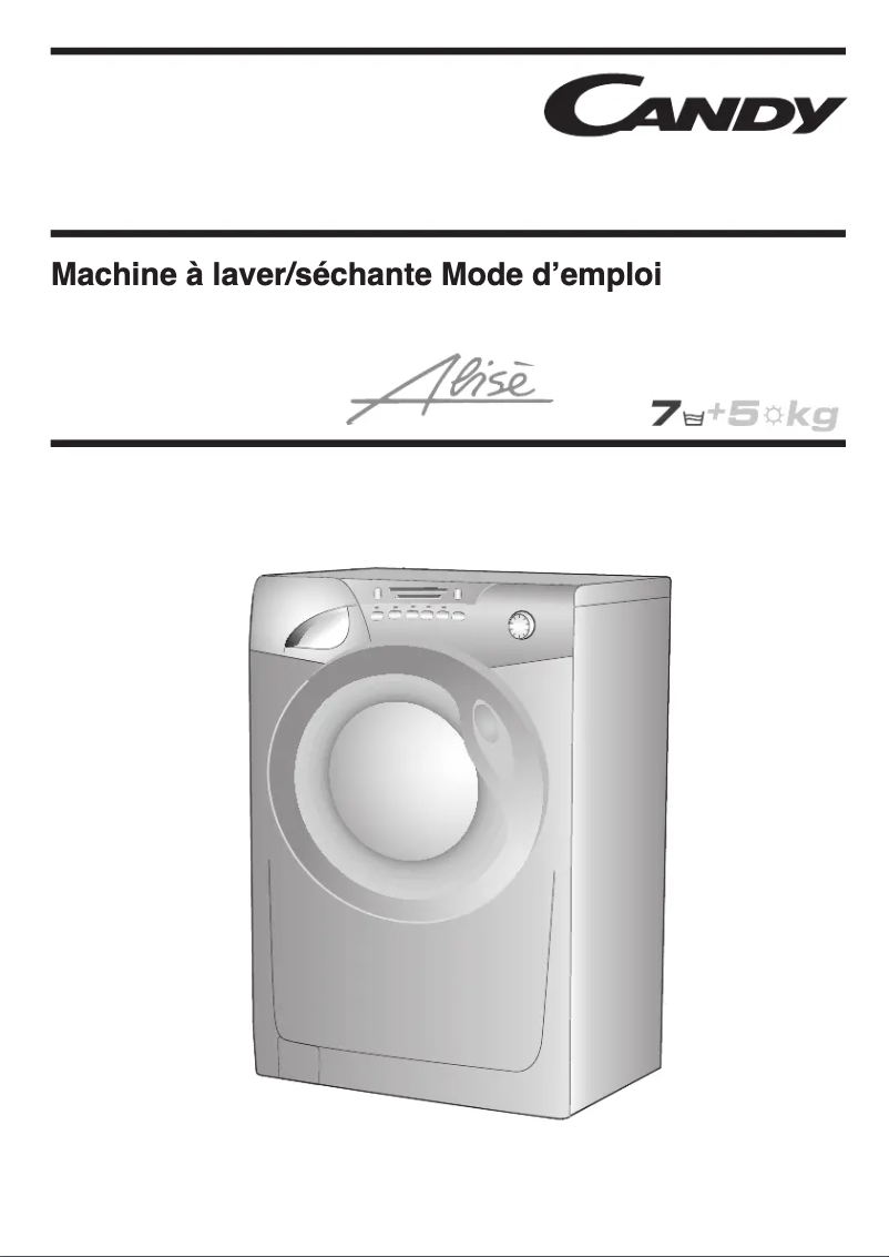 Page 1 de la notice Manuel utilisateur Candy GOW 4751D-47