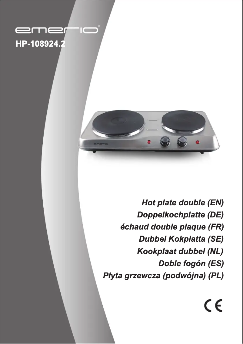 Page n°1 - Manuel utilisateur Emerio HP-108924.2