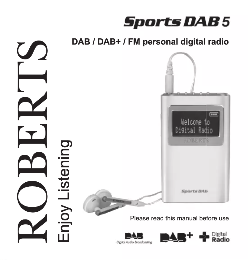Image de la première page du manuel de l'appareil Sports DAB 5