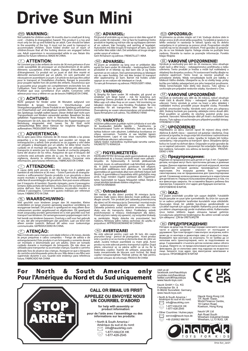 Image de la première page du manuel de l'appareil Baby Alive