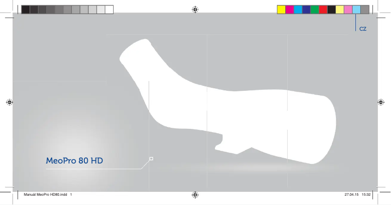 Page n°1 - Manuel utilisateur Meopta MeoPro 80 HD