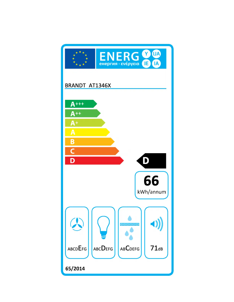 Image de la première page du manuel de l'appareil AT1346X