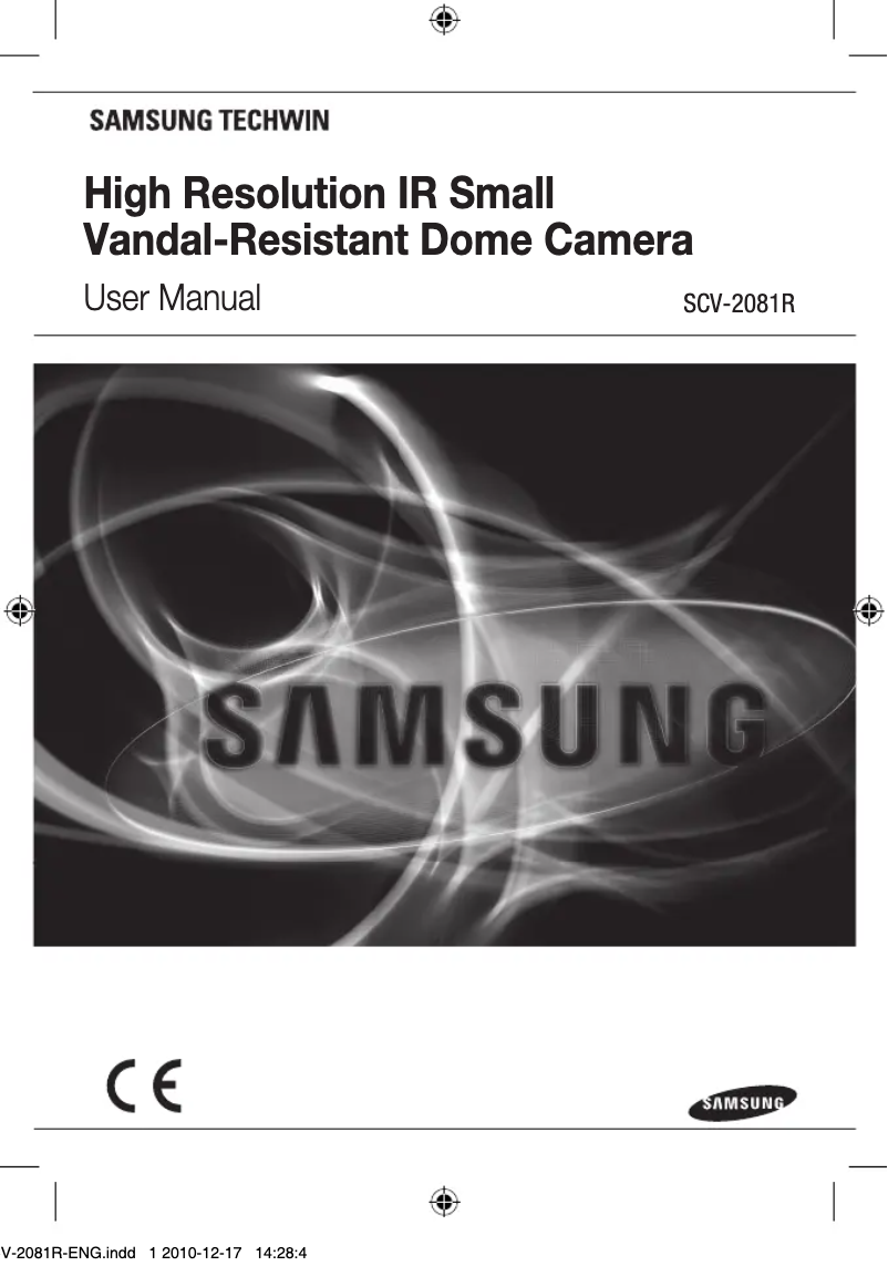 Page 1 de la notice Manuel utilisateur Samsung SCV-2081