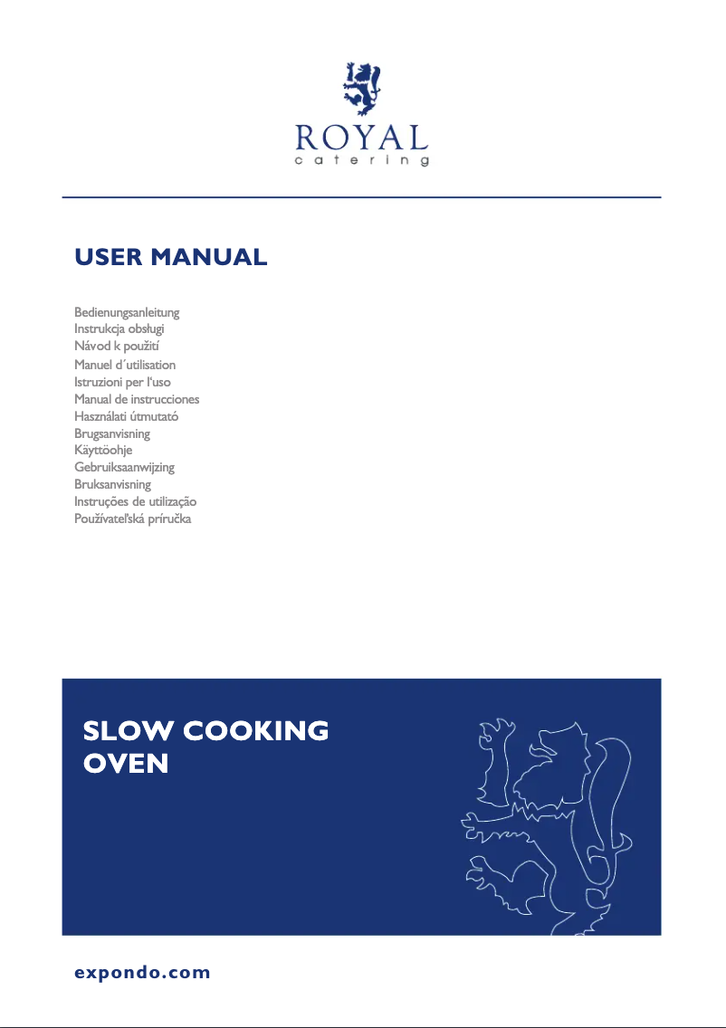 Page 1 de la notice Manuel utilisateur Royal Catering RCSCO-01