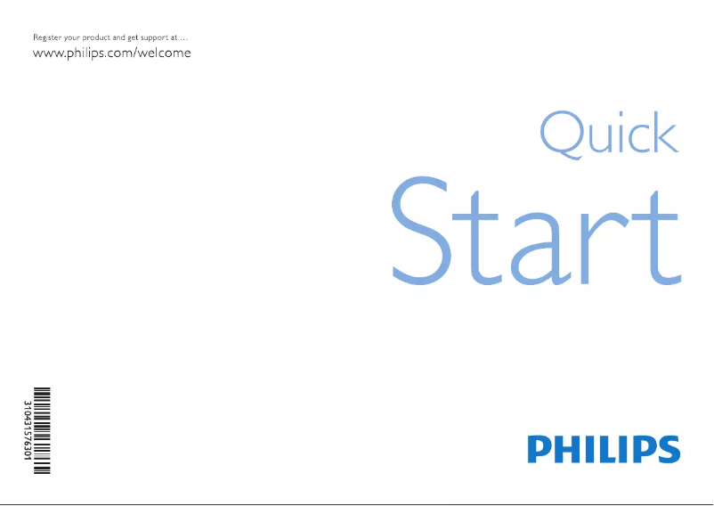 Imagen de la primera página del manual del dispositivo 40PFL8664H