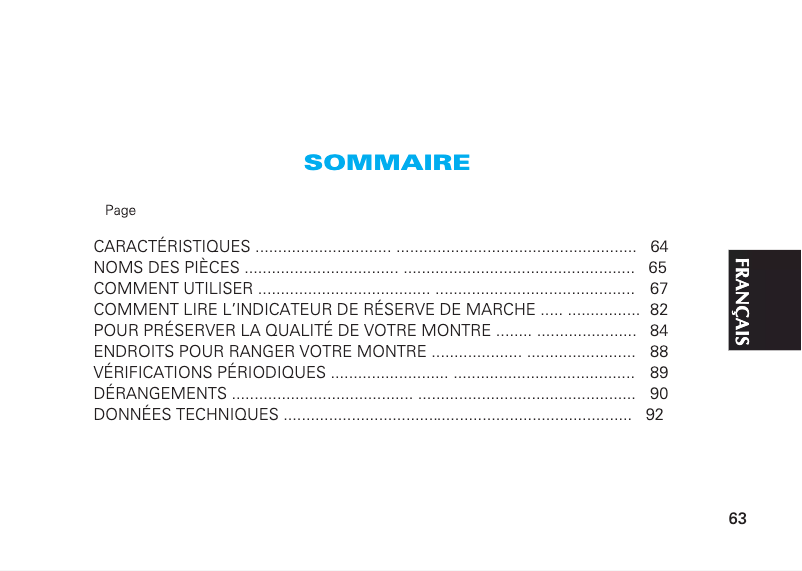 Image de la première page du manuel de l'appareil Prospex SNR025J1