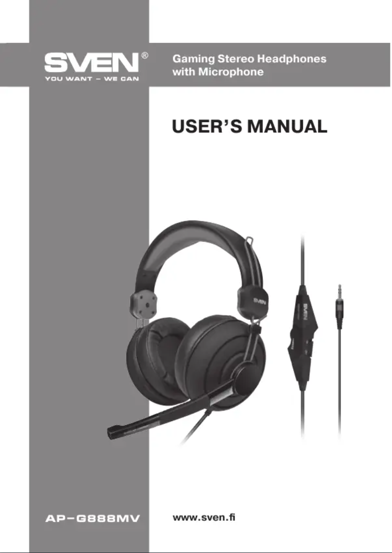 Image de la première page du manuel de l'appareil AP-G888MV