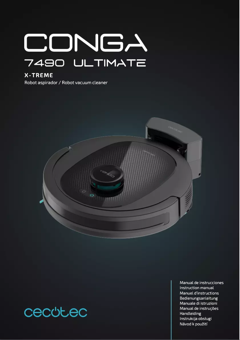 Página 1 del manual Manual de usuario Cecotec Conga 7490 Ultimate
