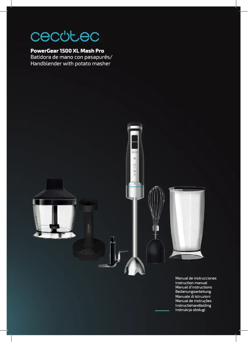 Image de la première page du manuel de l'appareil PowerGear 1500 XL Mash Pro