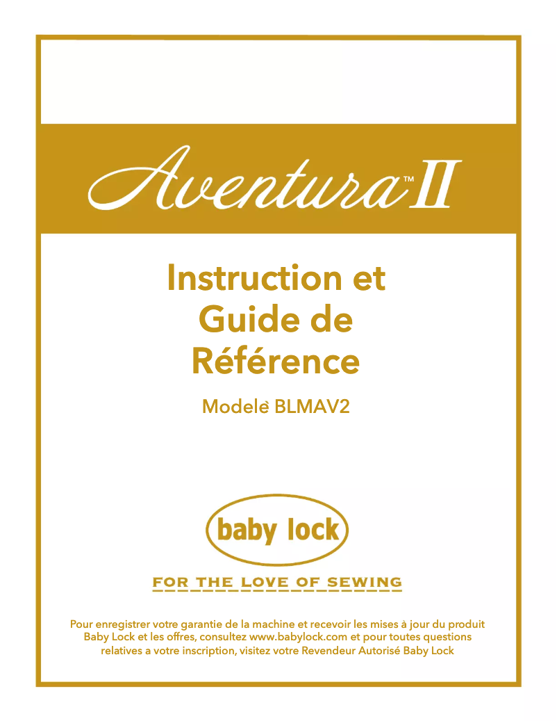 Image de la première page du manuel de l'appareil Aventura 2