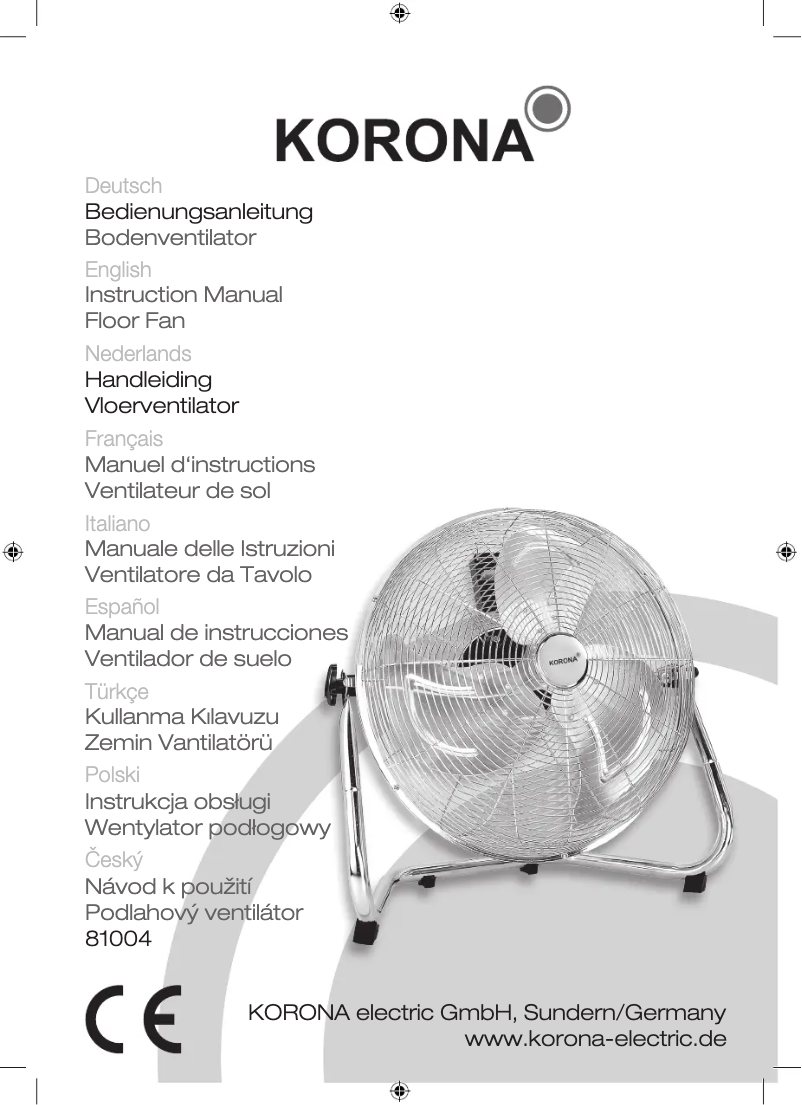 Imagen de la primera página del manual del dispositivo 81004